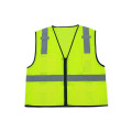ANSI/ISEA fluorescent vests,100% polyester mesh zipper closure 3Mreflective running safety vests